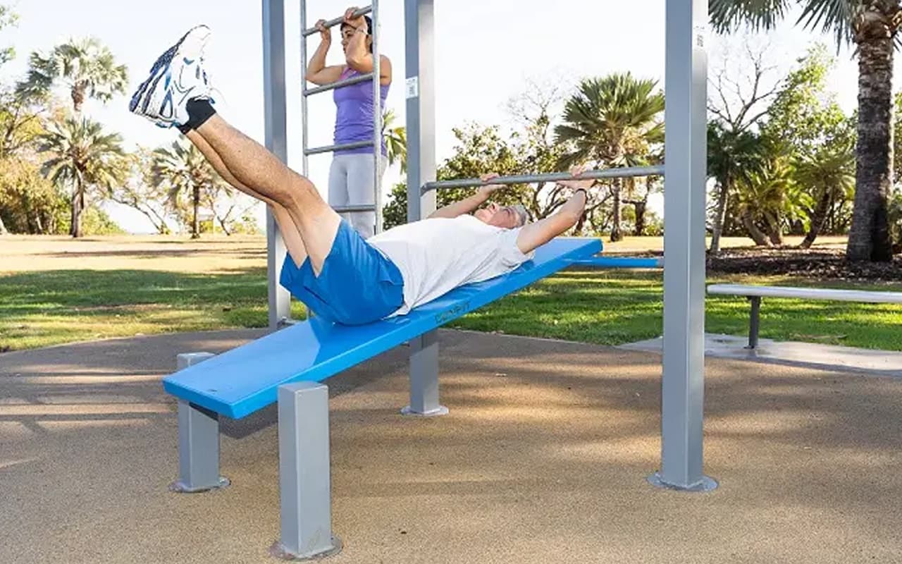 DOUBLE PULL UP - BENCH IN THE MIDDLE - Immagine 4