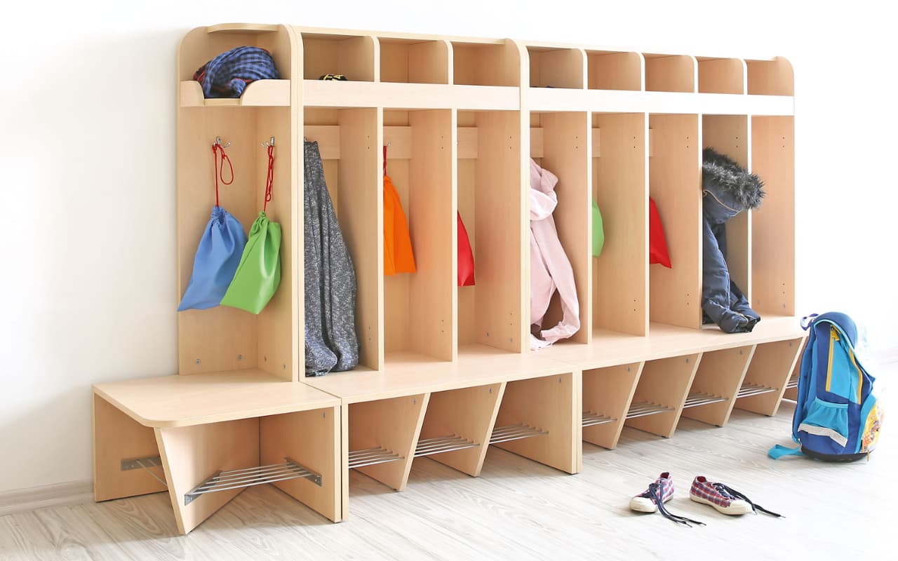 LOCKER WITH RETRACTABLE SEAT - Immagine 3