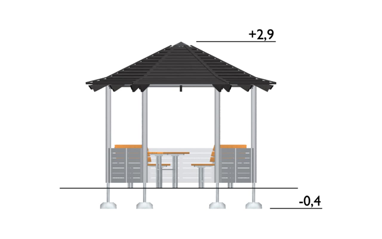 Gazebo Miami - Immagine 2