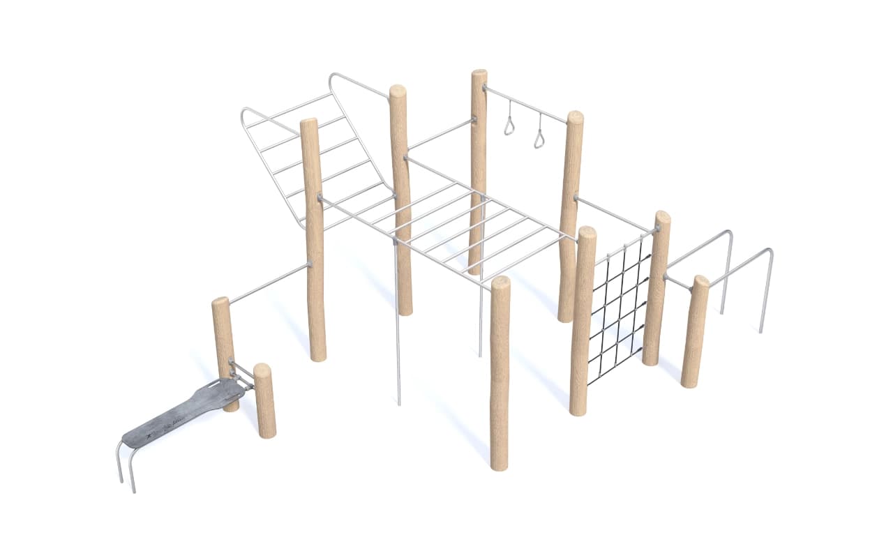 Categoria Calisthenics in legno di robinia