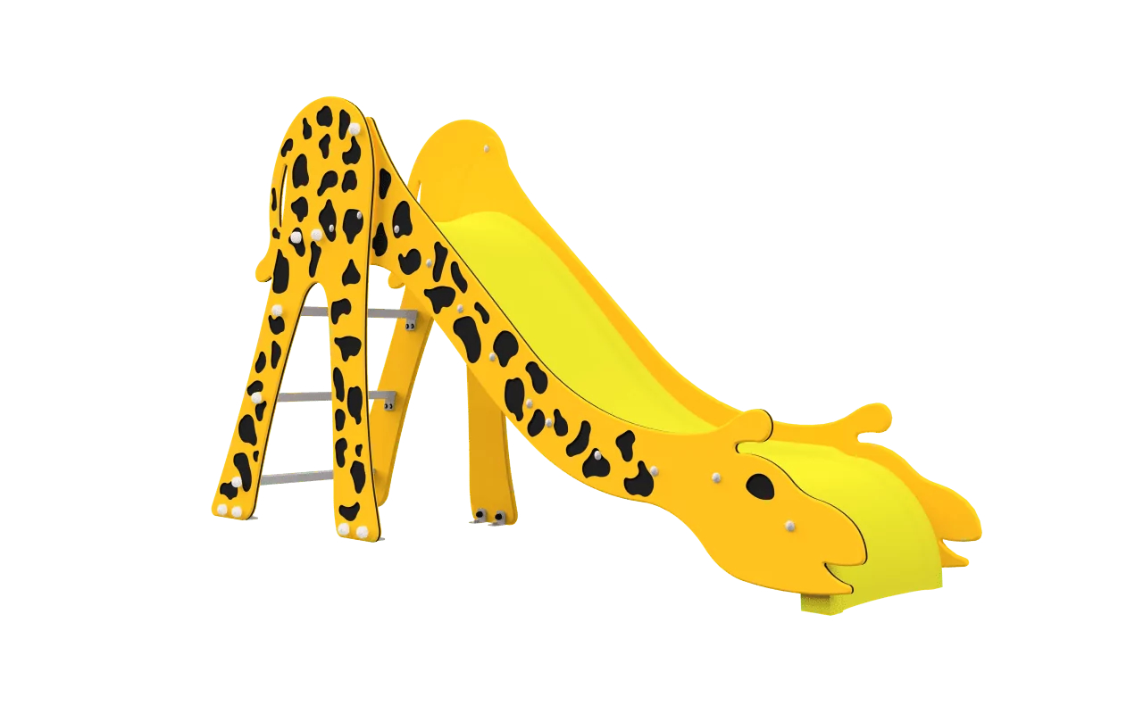 GIRAFFUN - Combined Slides and Castles in Recycled Plastic