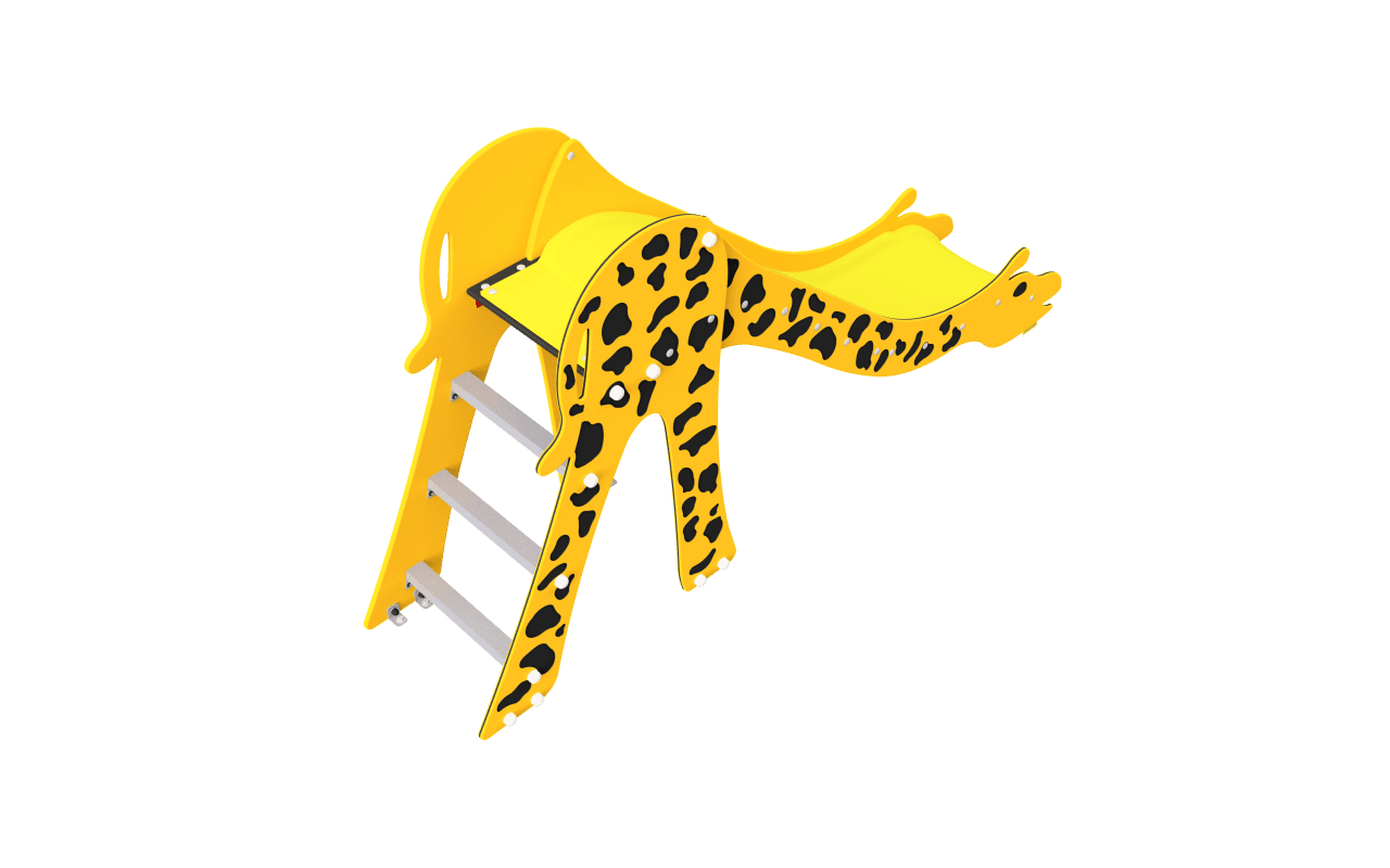 GIRAFFUN - Combined Slides and Castles in Recycled Plastic - Combined Slides and Castles in Recycled Plastic