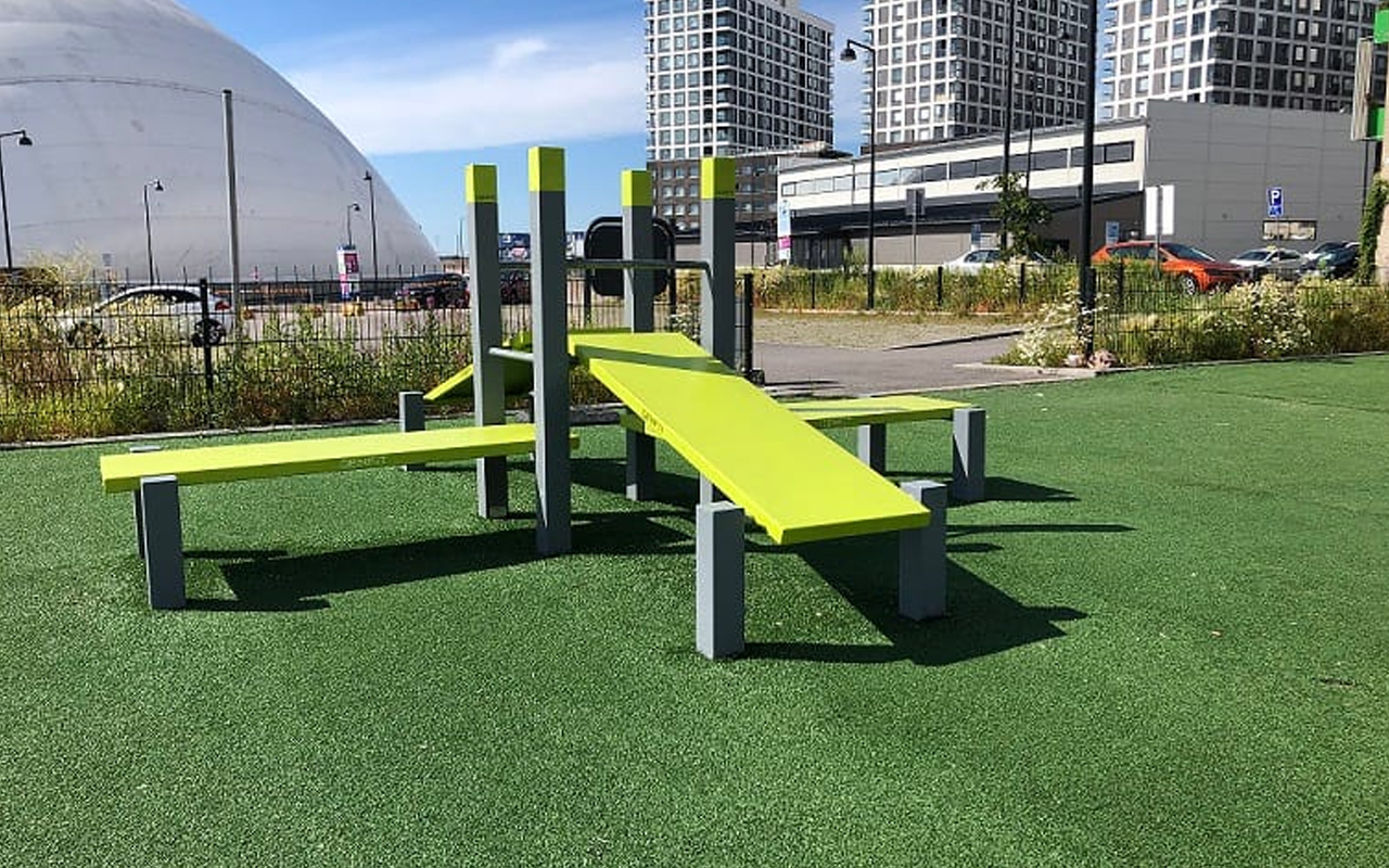 BENCH/BENCH INCLINED - Outdoor gym - Outdoor gym