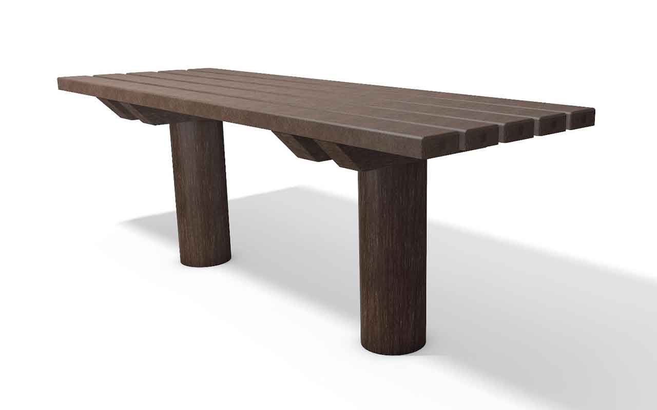 TAUNUS TABLE - TAUNUS TABLE - Tables / benches in recycled plastic - Tables / benches in recycled plastic