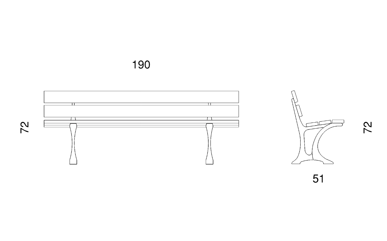 ARQUÀ - Panchine da esterno - Panchine da esterno