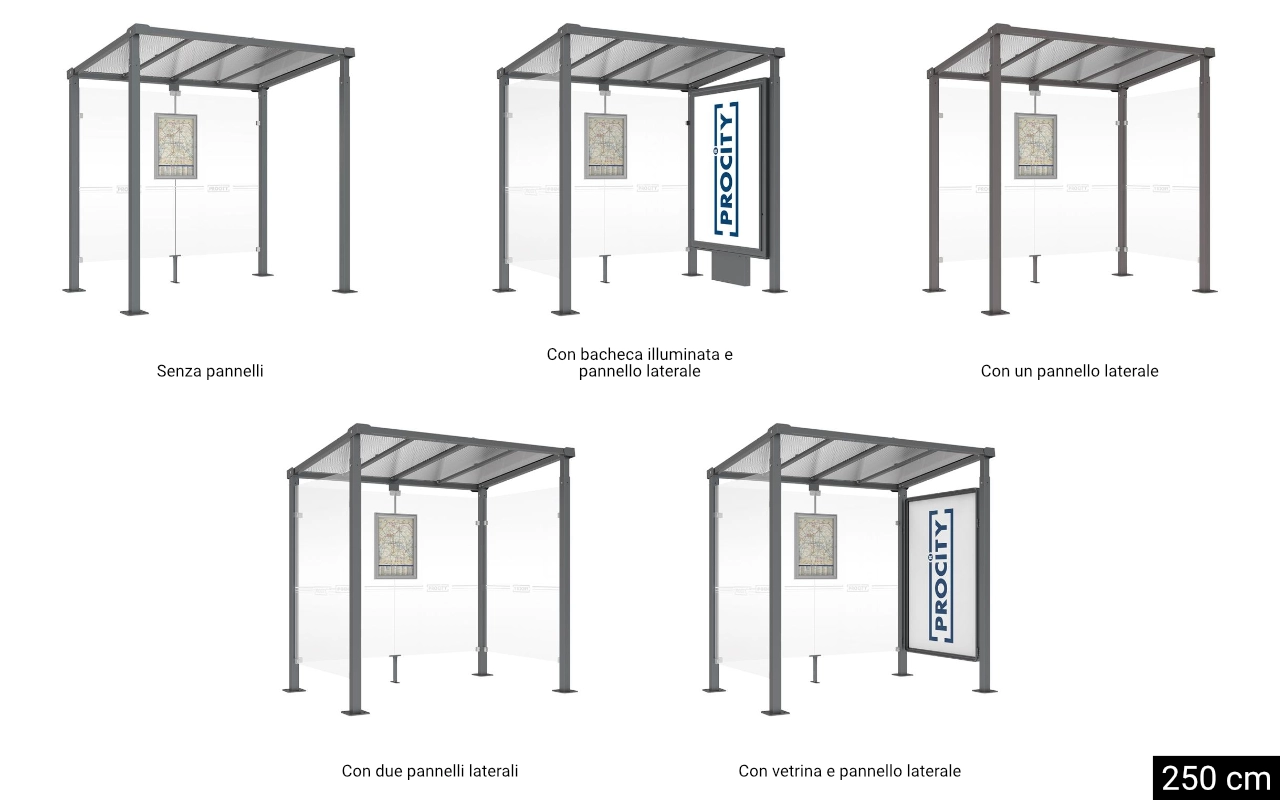 MILANO - Pensiline per autobus - Pensiline per autobus