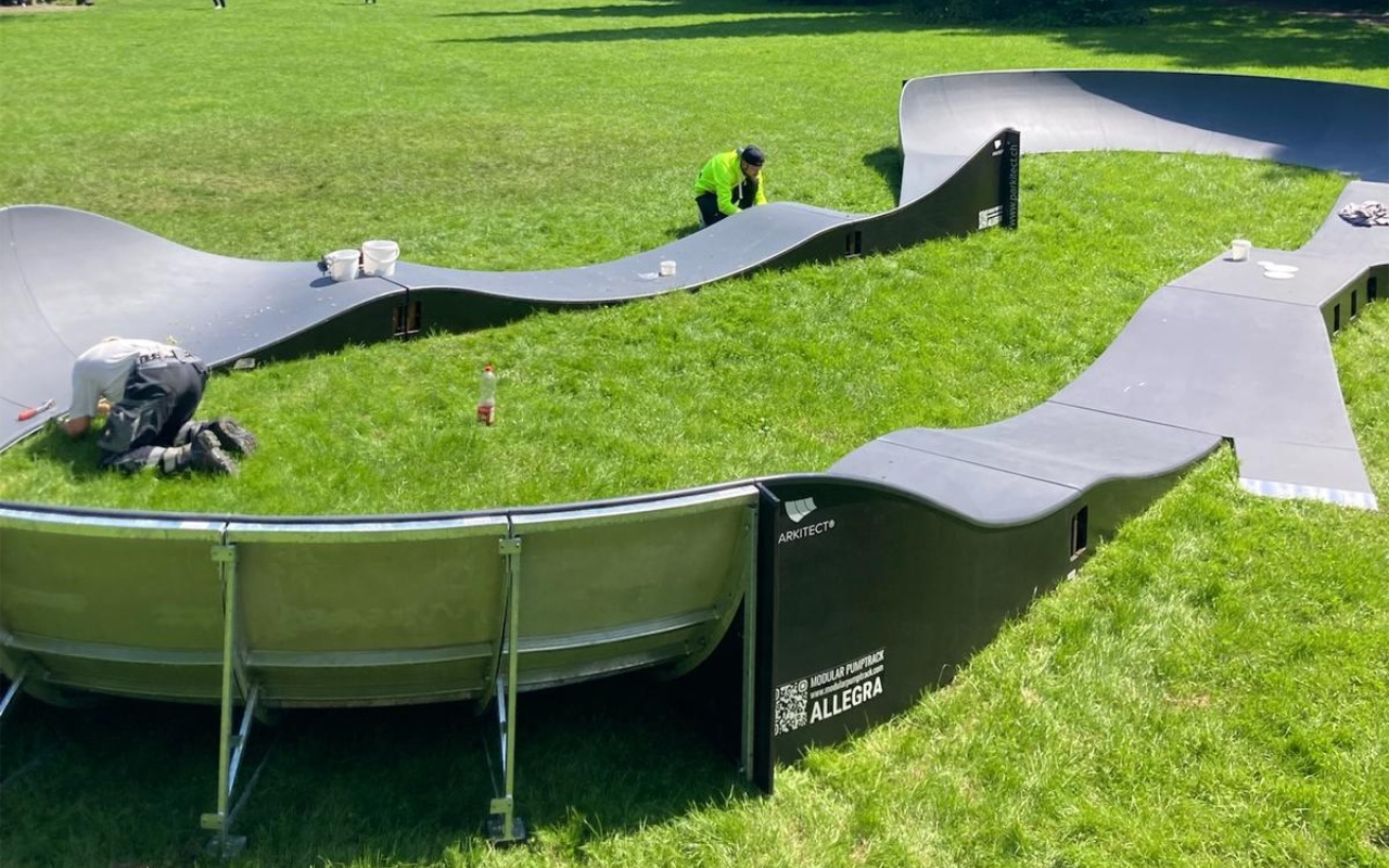 BOWTIE - Pump track in compensato marino - Pump track in compensato marino