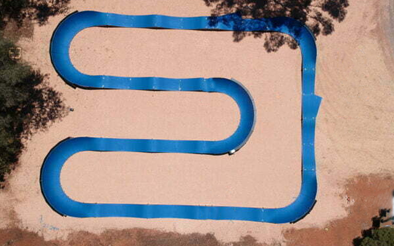 SIDEWINDER - Pump Track in Marine Plywood - Pump Track in Marine Plywood