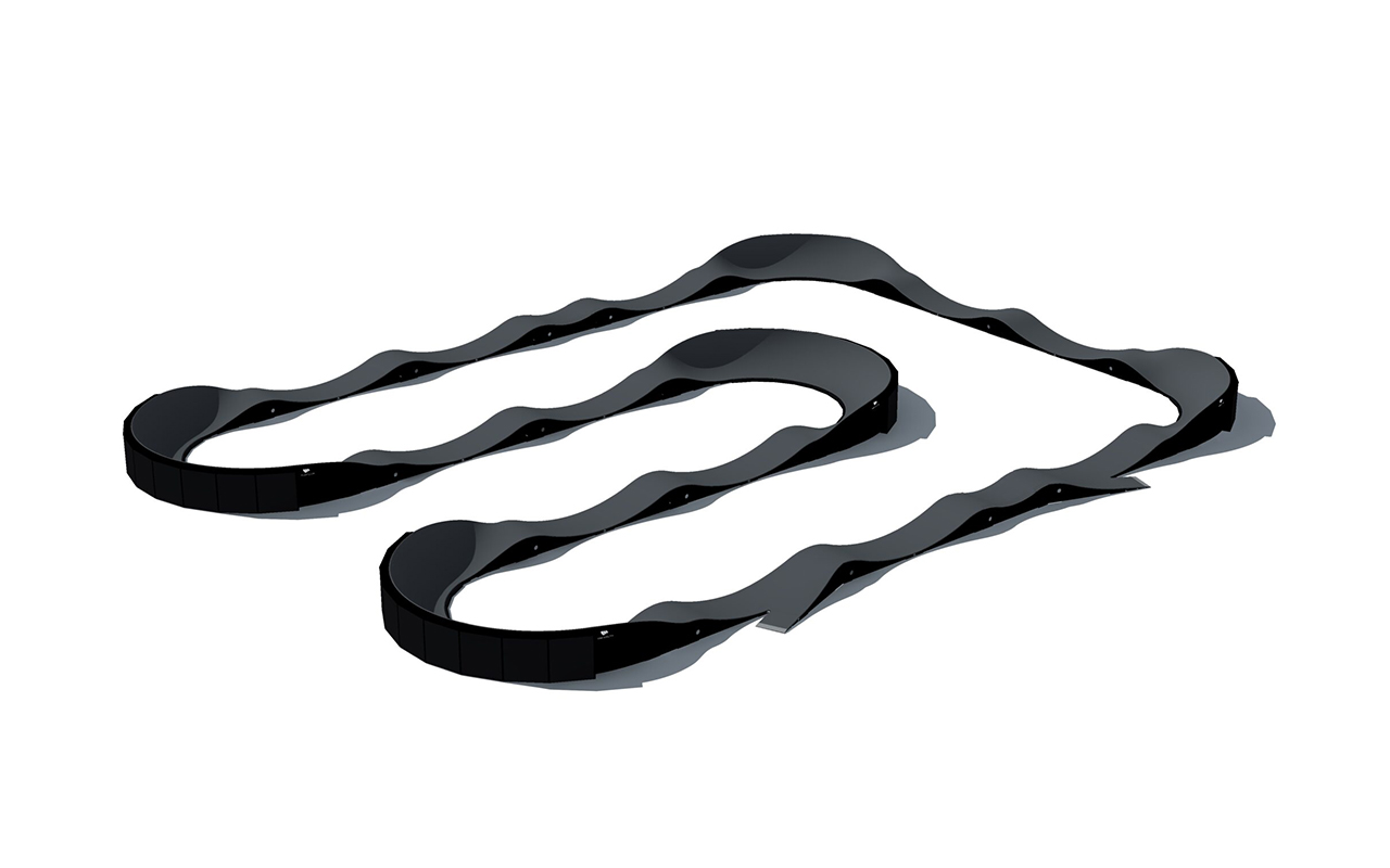 SIDEWINDER - Pump Track in Marine Plywood