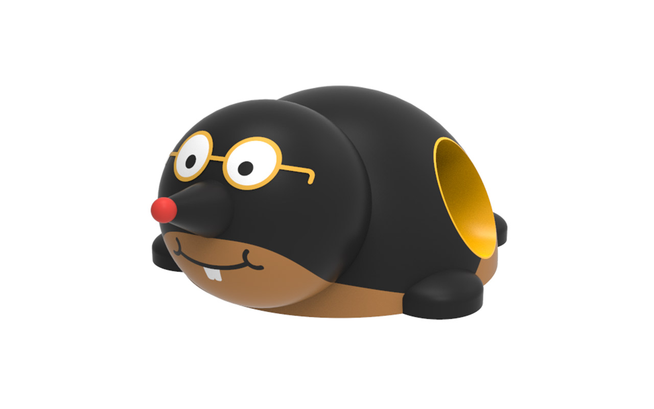 MOLE - 3D cast rubber shapes - 3D cast rubber shapes