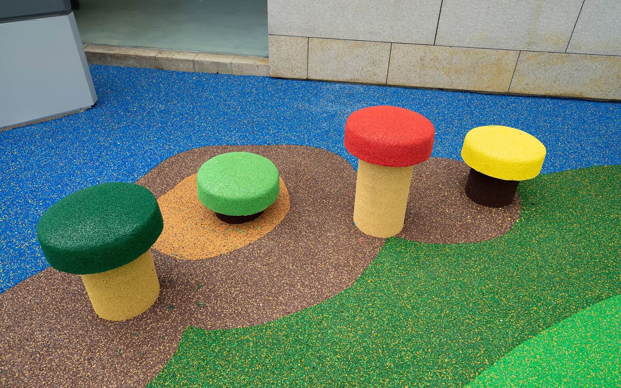 MUSHROOMS - 3D cast rubber shapes - 3D cast rubber shapes