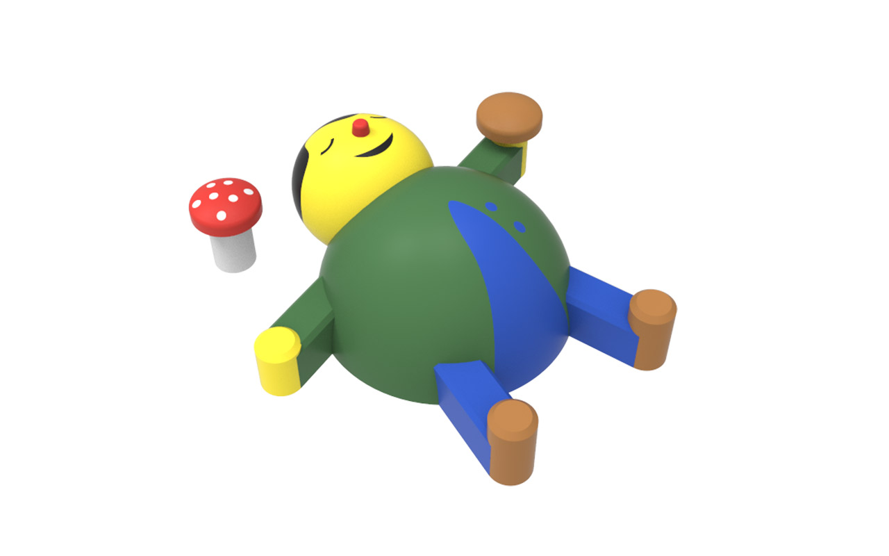 SLEEPY - 3D cast rubber shapes
