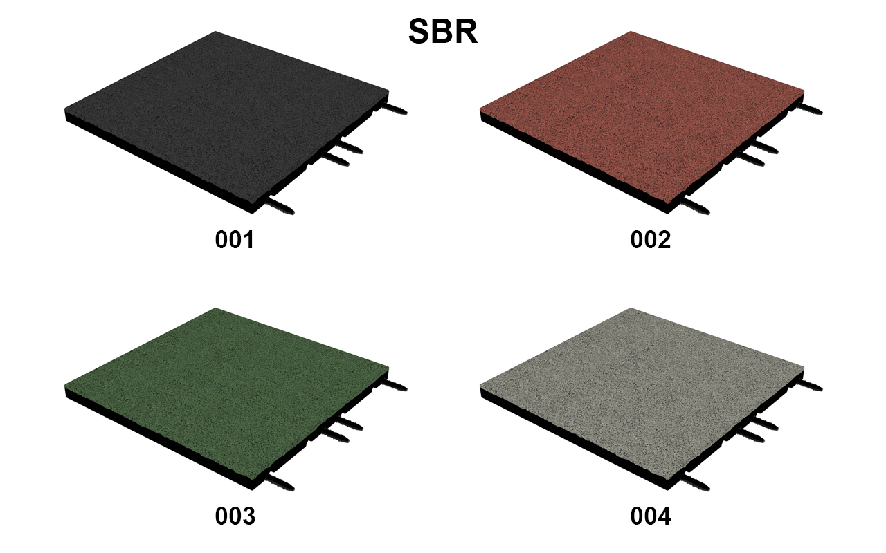 500 X 500 MM - Antishock Fliesen - Antishock Fliesen