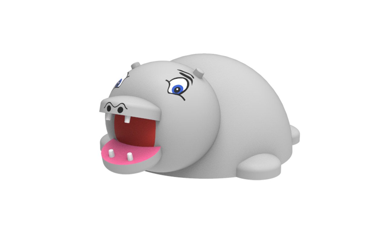 NILPFERD - 3D-Gummischablonen