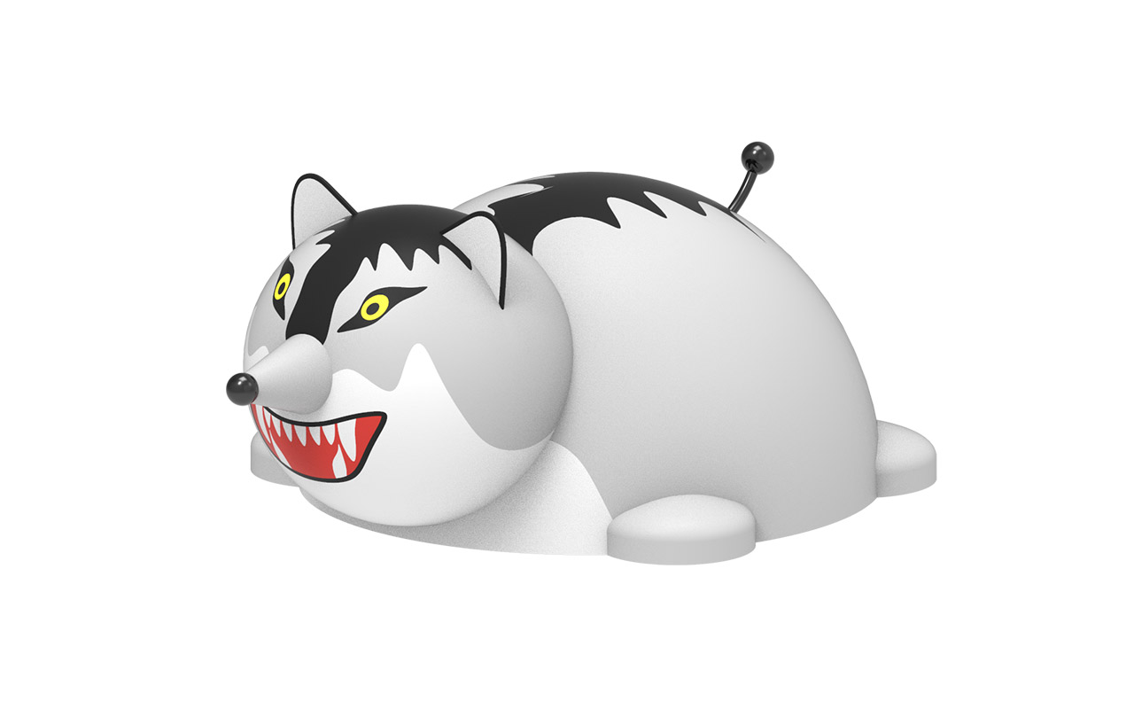 WOLF - 3D-Gummischablonen