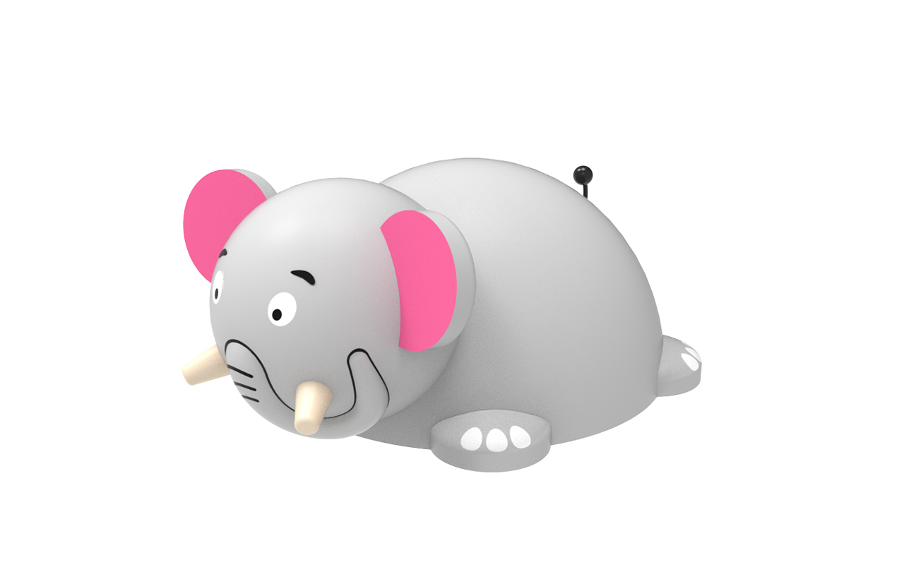 ELEFANT - 3D-Gummischablonen