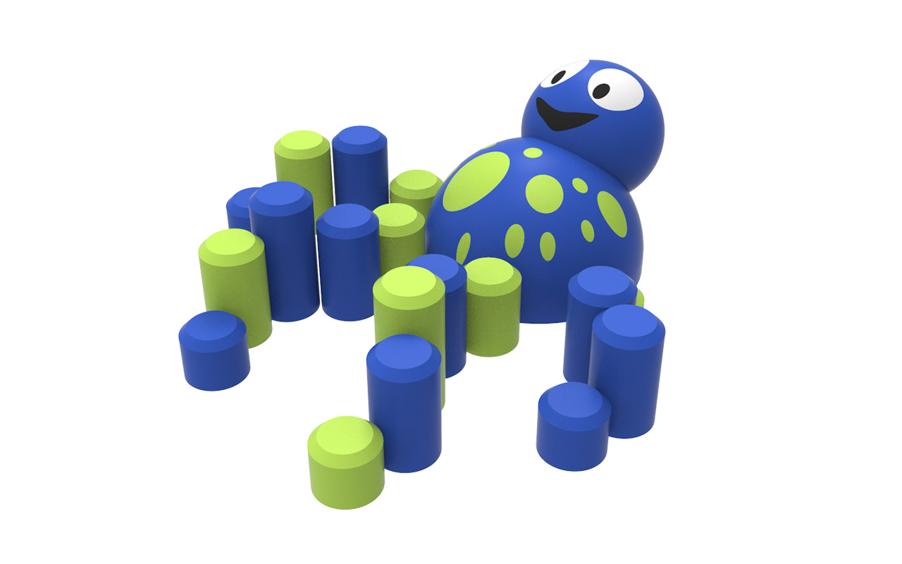 MINI OCTOPUS - 3D cast rubber shapes