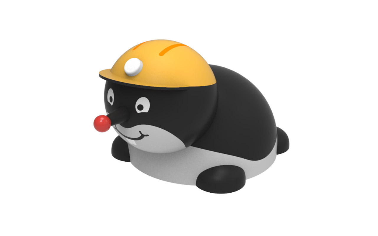 MINI MOLE - 3D cast rubber shapes