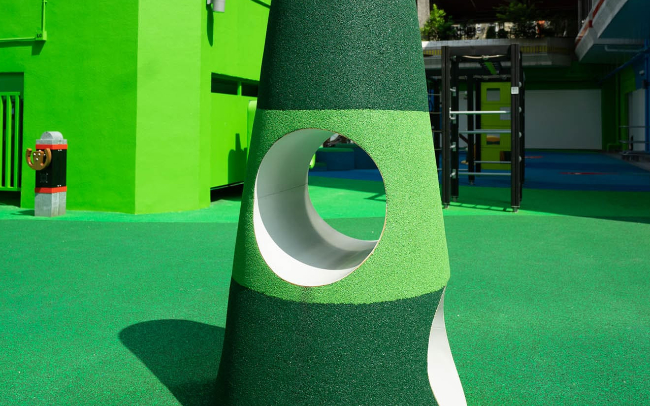 GREEN LIGHTHOUSE - 3D cast rubber shapes - 3D cast rubber shapes