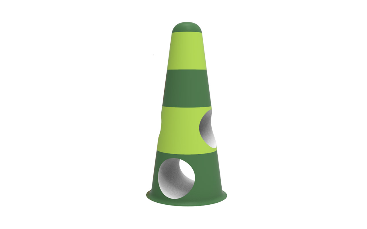 GREEN LIGHTHOUSE - 3D cast rubber shapes