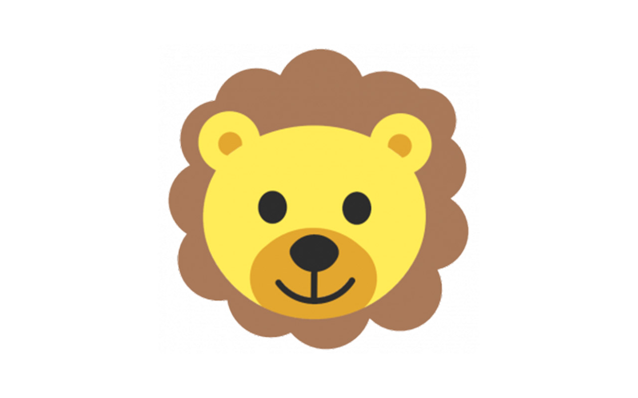 LÖWEN KOPF 2D - Tiere