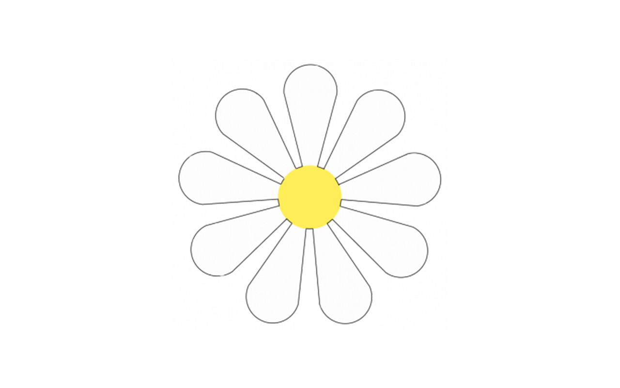 FIORE BIANCO 2D - Piante