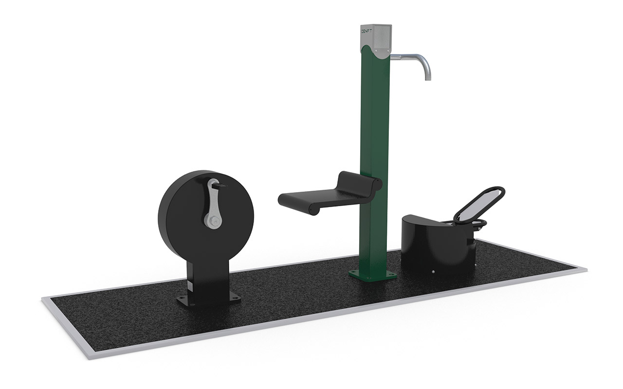 GYM COMBI 3 - Outdoor Fitness - Outdoor Fitness