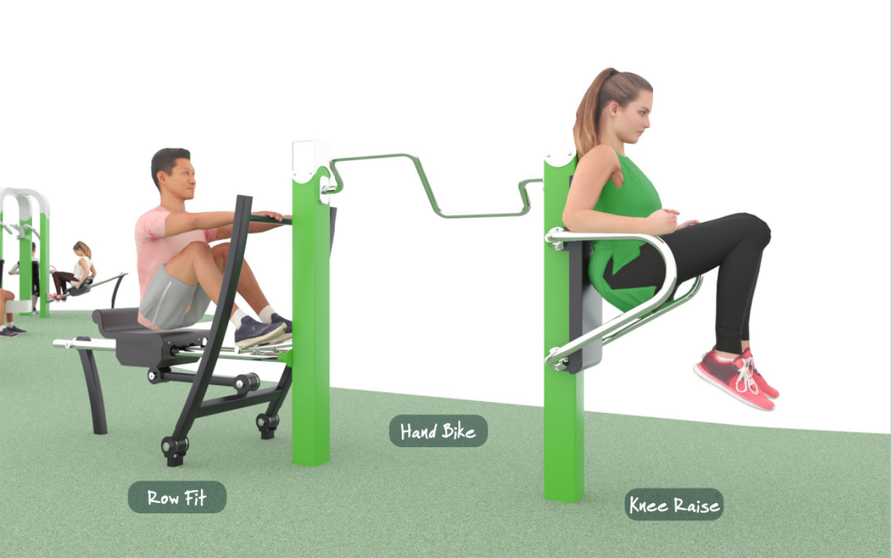 GYM COMBI 7 - Outdoor Fitness - Outdoor Fitness