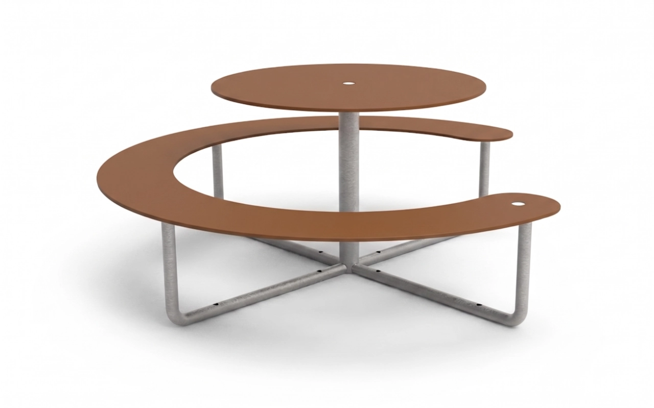 PLATEAU PICNIC ROUND - Outdoor Tables and Benches - Outdoor Tables and Benches