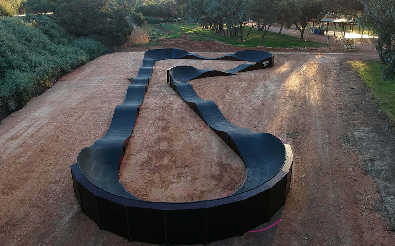 GLOBAL - Pump track in compensato marino - Pump track in compensato marino