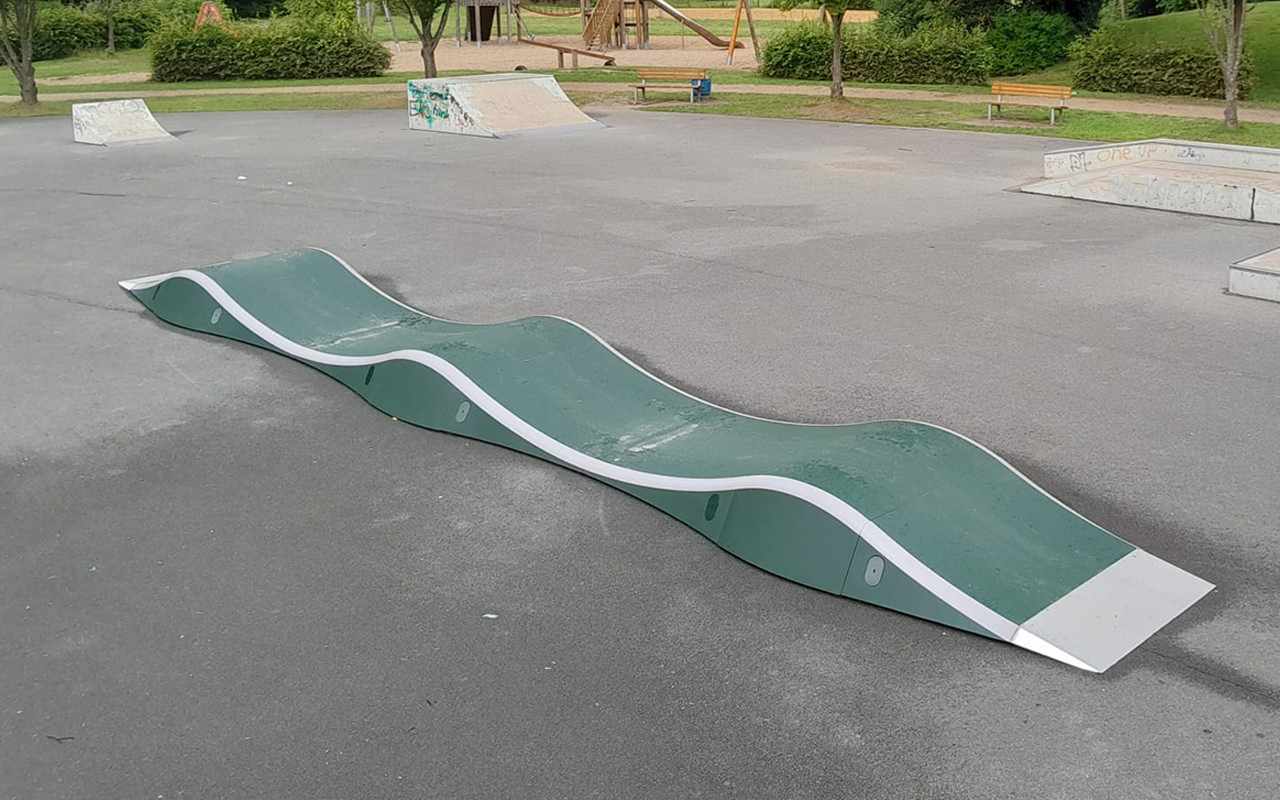 LINEA PRINCIPIANTE - Pump track in fibra di vetro - Pump track in fibra di vetro