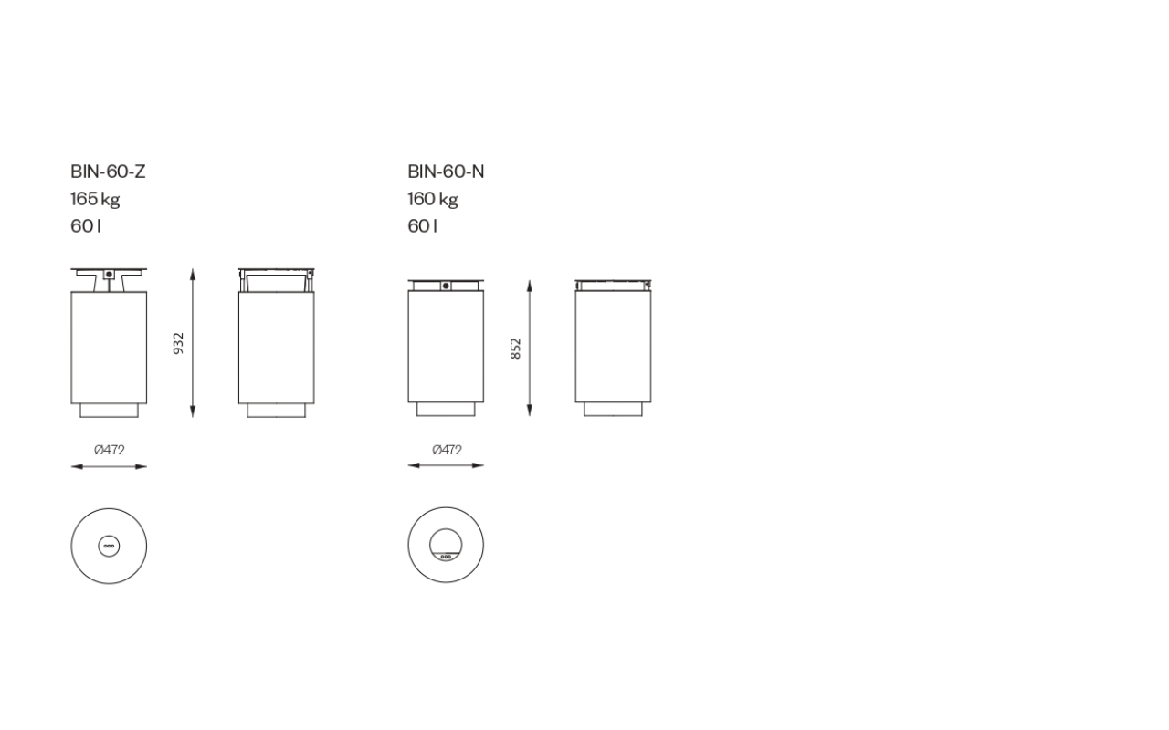 BINN - Cestini rifiuti - Cestini rifiuti