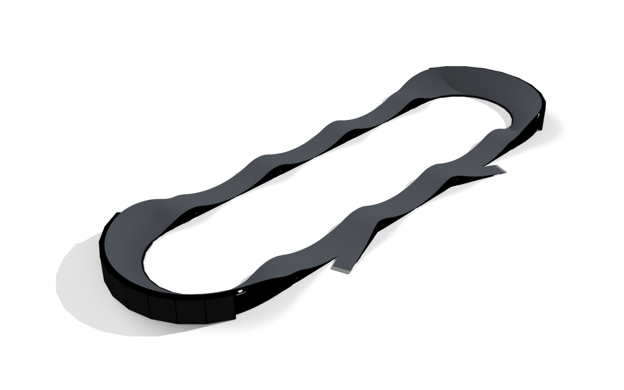 LONG SPEEDRING - LONG SPEEDRING - Pump track in compensato marino - Pump track in compensato marino