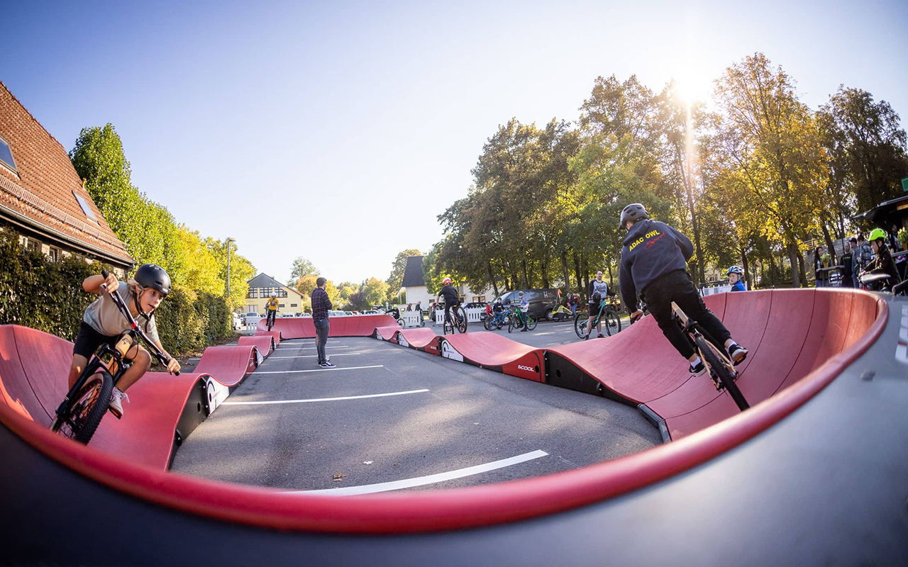 LONG SPEEDRING - Pump track in compensato marino - Pump track in compensato marino