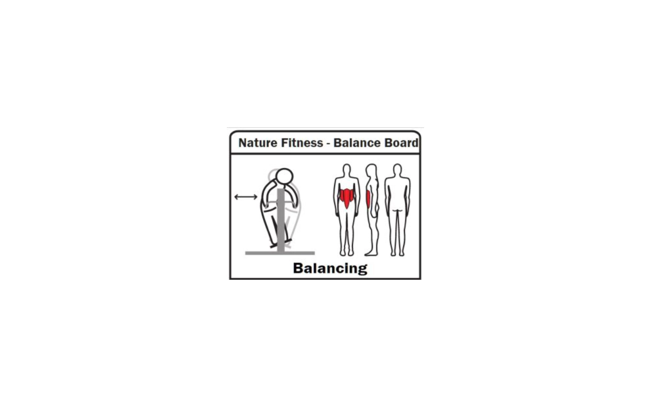 BALANCEBOARD - Fitness in legno di robinia - Fitness in legno di robinia