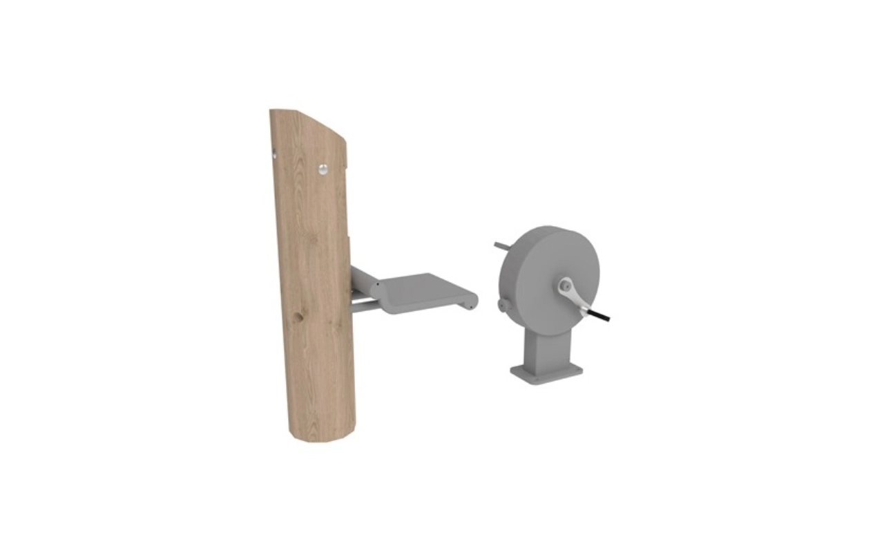 BIKEFIT CON RESISTENZA REGOLABILE - BIKEFIT CON RESISTENZA REGOLABILE - Fitness in legno di robinia - Fitness in legno di robinia