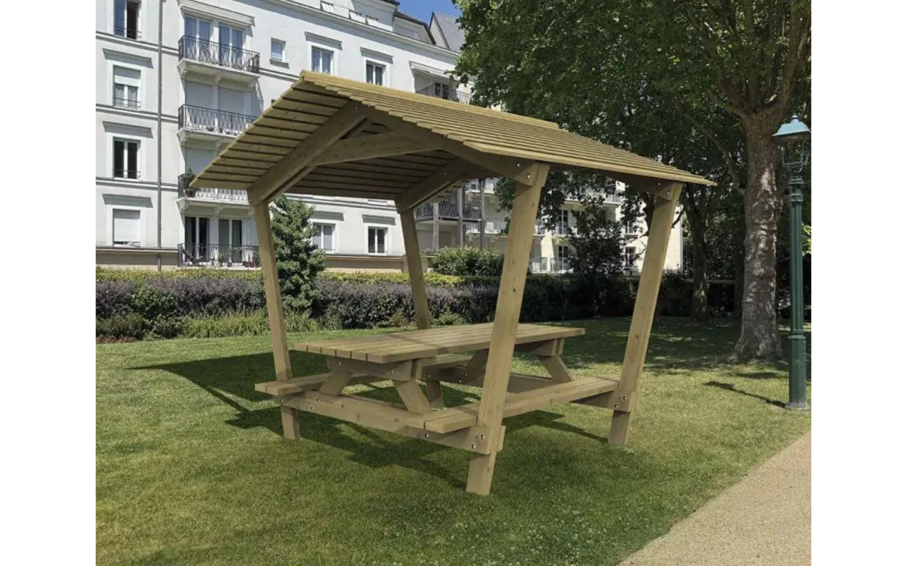 TURIN - Tavoli con panche da esterno - Tavoli con panche da esterno