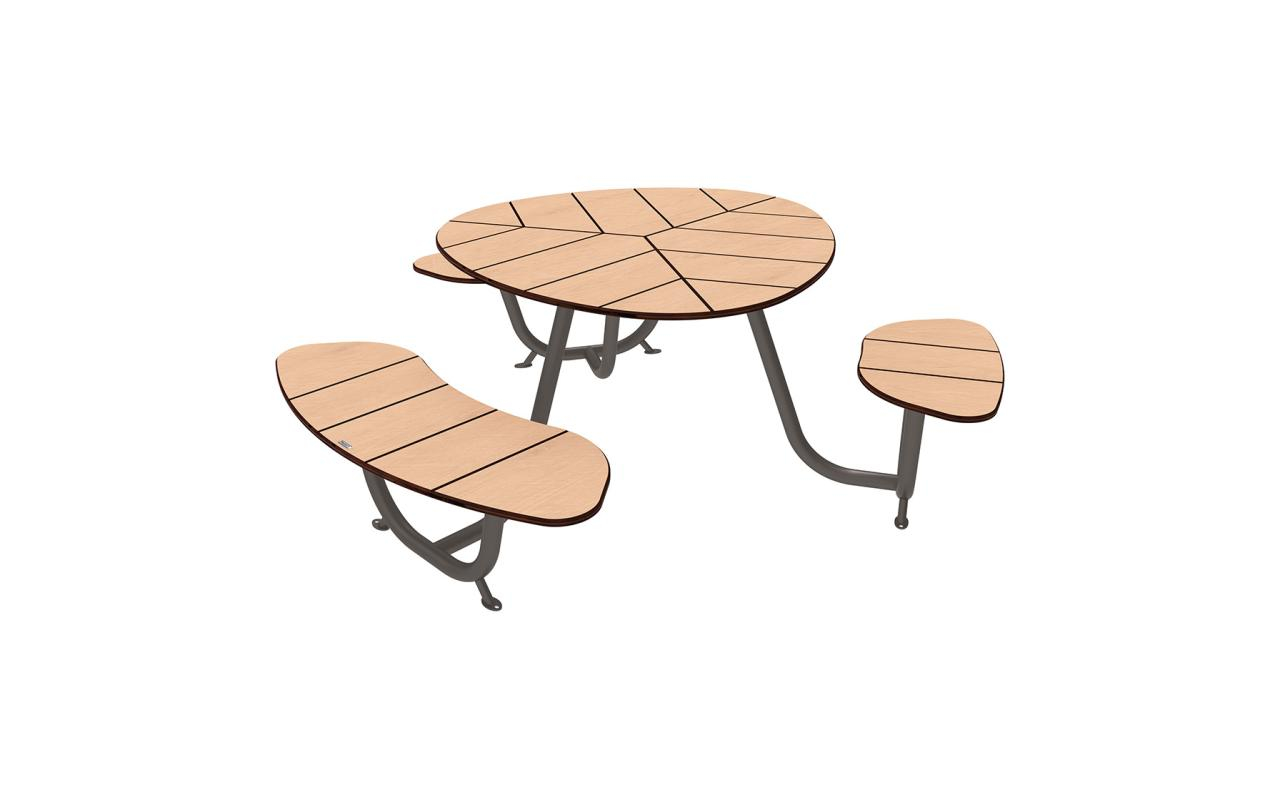 VALENCE - Tavoli con panche da esterno - Tavoli con panche da esterno